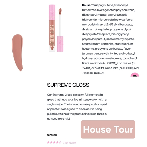 Jeffree Star Supreme Gloss in "House Tour" - Picture 4 of 4